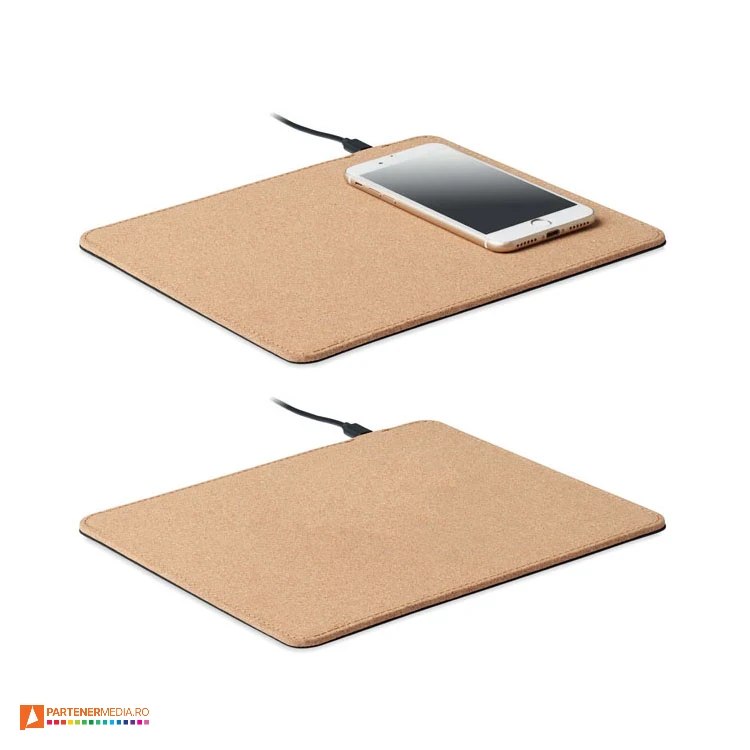 mousepad uri din pluta cu incarcator wireless de 15w mo6476 mousepad uri din pluta cu incarcator wireless de 15w mo6476 poza 1