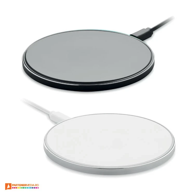 incarcatoare wireless de 10w din plastic cu forma rotunda mo6761