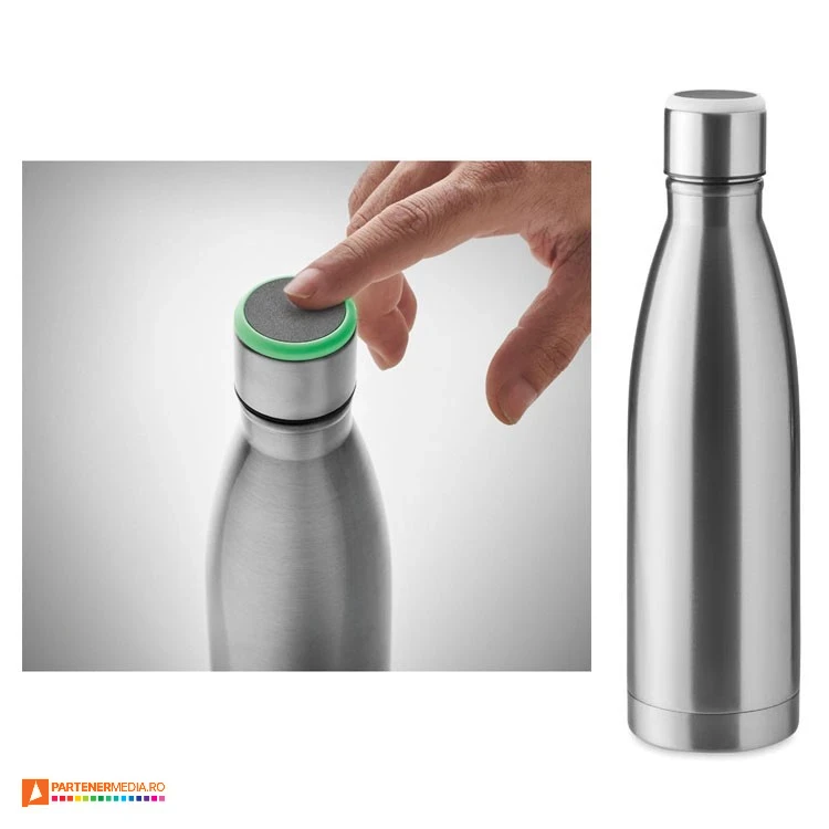 sticle metalice de baut cu memento de hidratare mo6856