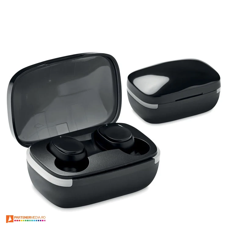 casti audio promotionale cu statie de incarcar mo6862