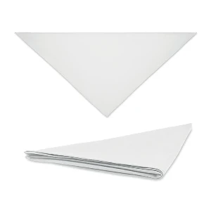 bandane albe promotionale triunghiulare din bumbac si poliester mo6876 poza 6