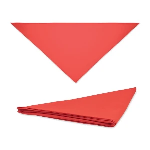 bandane rosii promotionale triunghiulare din bumbac si poliester mo6876 poza 3