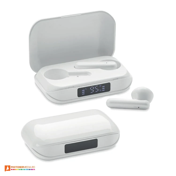 casti audio wireless cu statie de incarcare mo6946