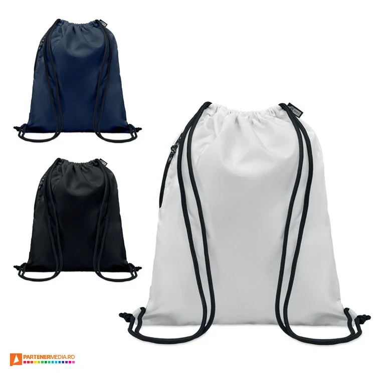 rucsaci promotionali drawstring cu buzunar interior mo6997