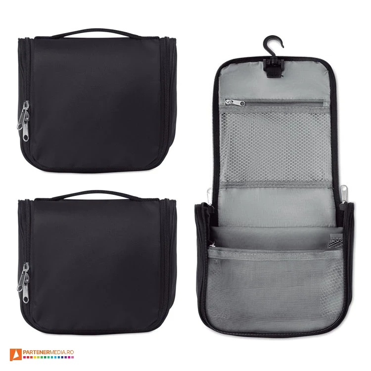 borsete cosmetice negre cu carlig mo7651 poza 1