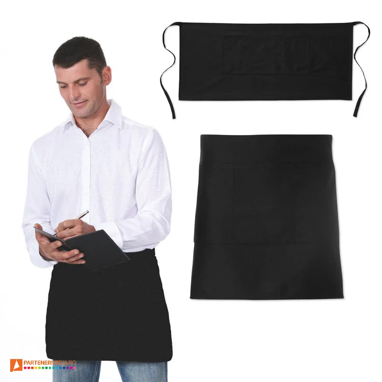 sorturi promotionale negre scurte cu buzunare frontale mo8305 poza 1