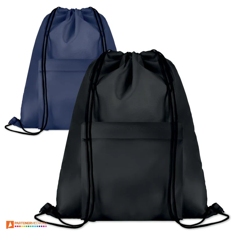 rucsacuri cu snururi si buzunar frontal mo9177