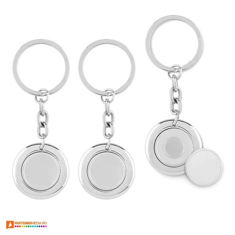 brelocuri metalice cu moneda detasabila mo9289