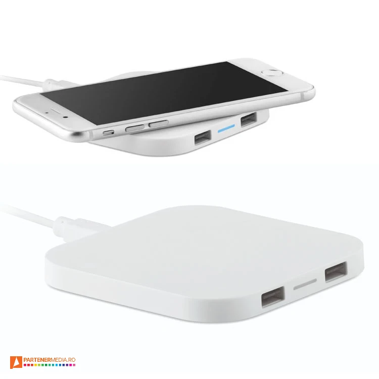incarcatoare wireless cu 2 porturi usb mo9309