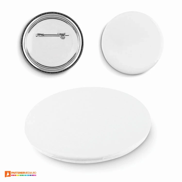 Insigne metalice promotionale cu forma rotunda si diametru de 58 mm insigne metalice rotunde cu dimetru de 58 mm mo9330