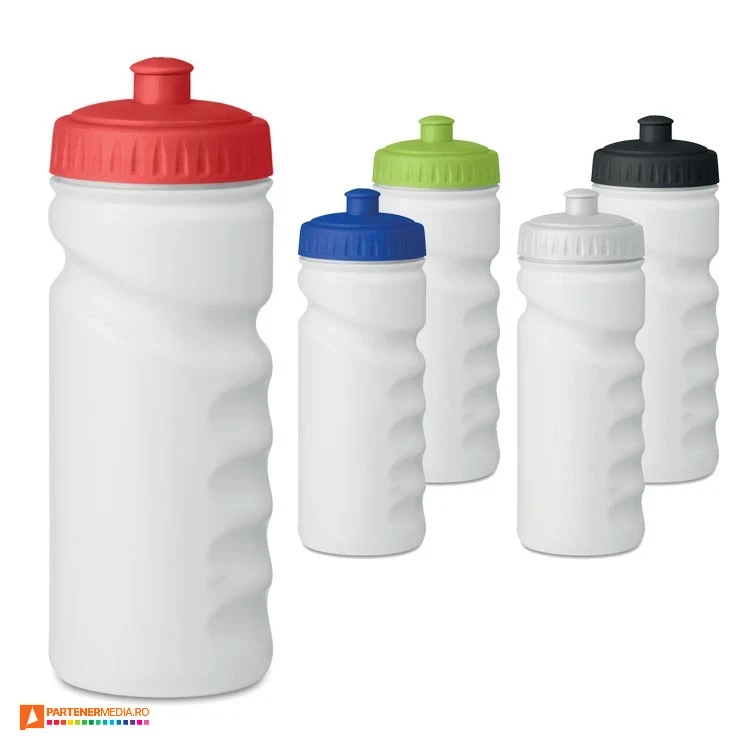bidoane sport de 500 ml cu capac colorat mo9538
