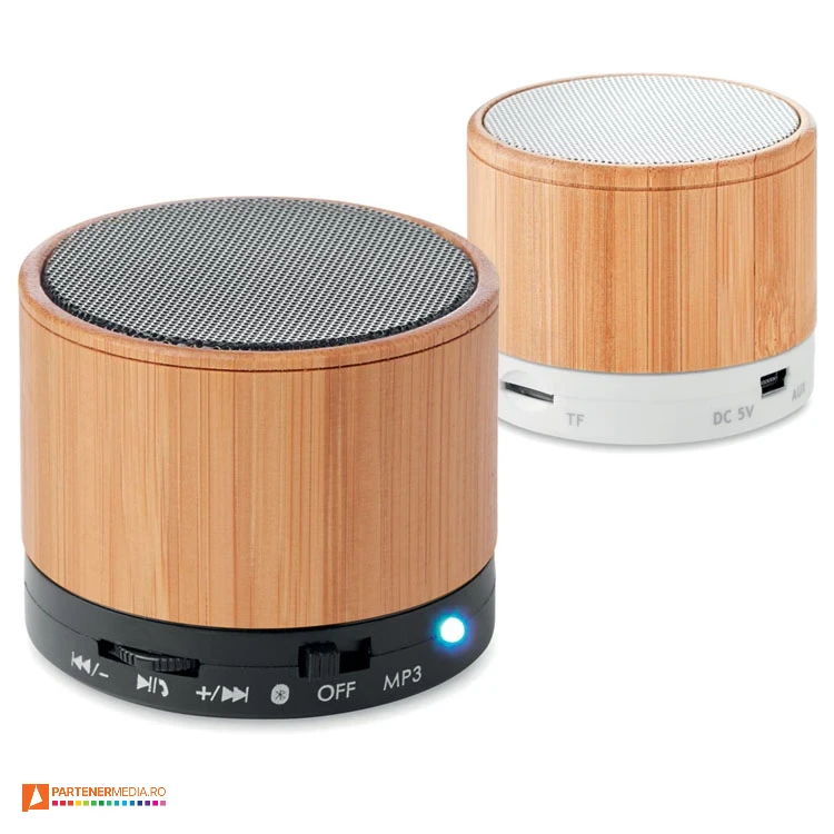 boxe audio promotionale de 3w din lemn de bambus mo9608