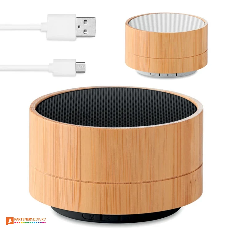 boxe audio portabile promotionale din lemn mo9609