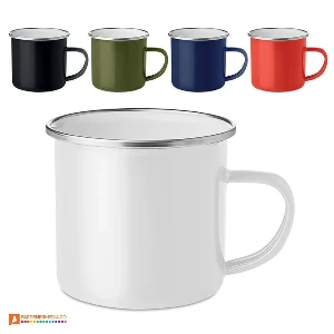 cani promotionale emailate de 350 ml cu design retro mo9756 poza 1