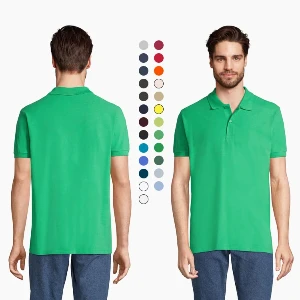tricouri polo barbatesti din bumbac pique de 180 grame s11346