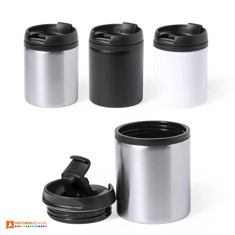 pahare promotionale termoizolante cu forma cilindrica 1050 poza 1