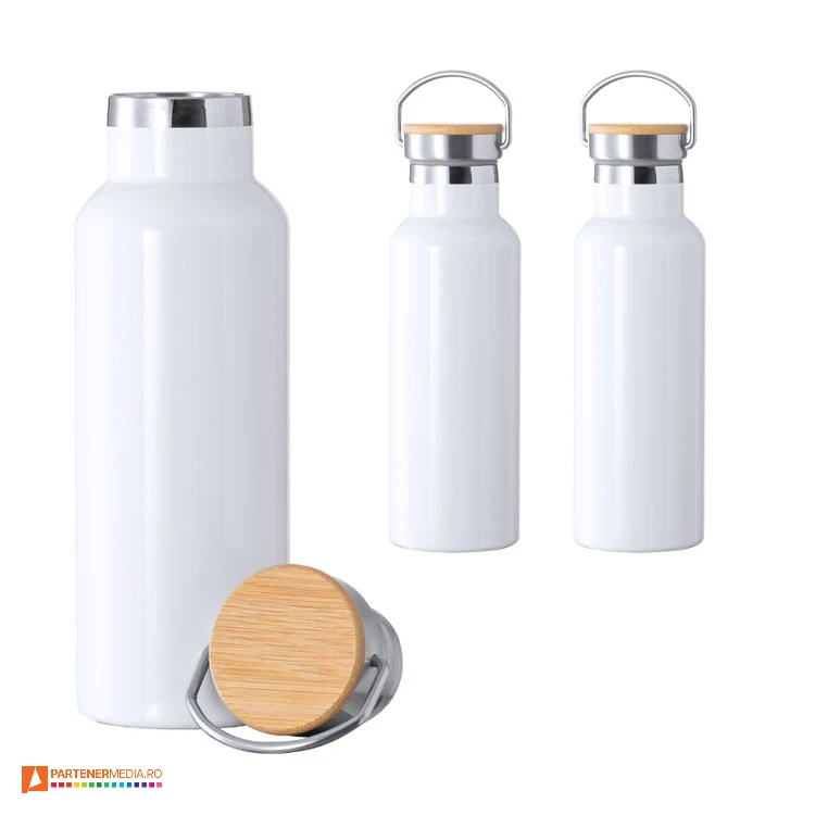 bidoane albe metalice de 500 ml cu suprafata sublimabila 1382 bidoane albe metalice de 500 ml cu suprafata sublimabila 1382 poza 1