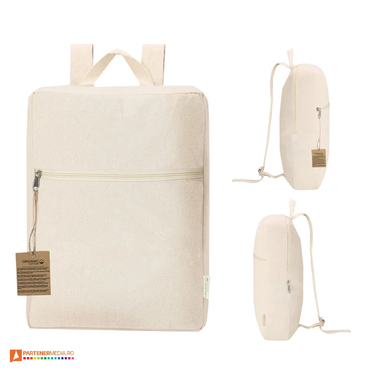 rucsacuri promotionale din bumbac cu design clasic 1443 poza 1