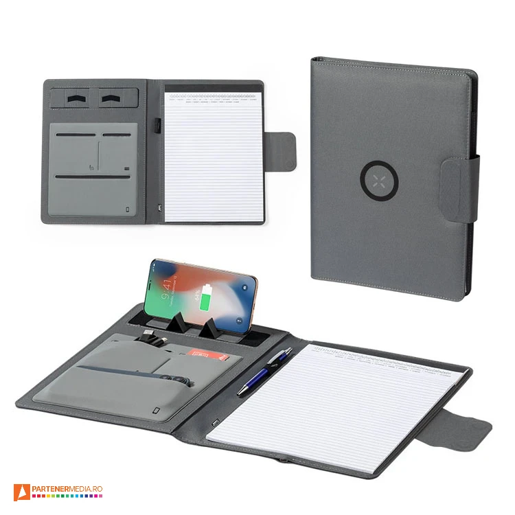 mape a4 cu powerbank wireless si blocnotes inclus 1465 mape a4 cu powerbank wireless si blocnotes inclus 1465 poza 1