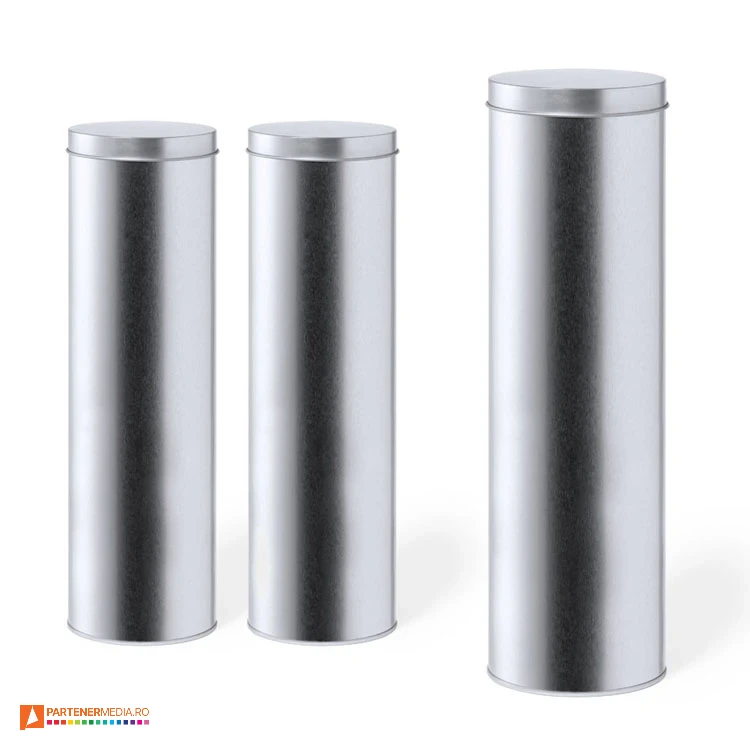 cutii metalice cilindrice cu capac 1556 cutii metalice cilindrice cu capac 1556 poza 1
