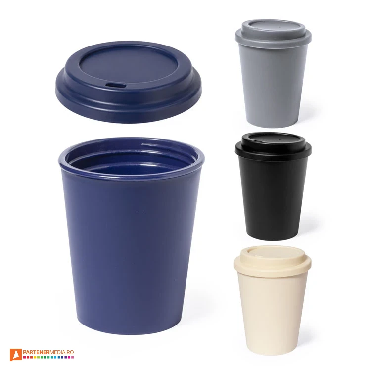 pahare promotionale din plastic cu capac 1799 poza 1