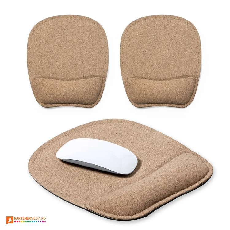 mouse pad uri din pluta cu suport de mana 1870 mouse pad uri din pluta cu suport de mana 1870 poza 1
