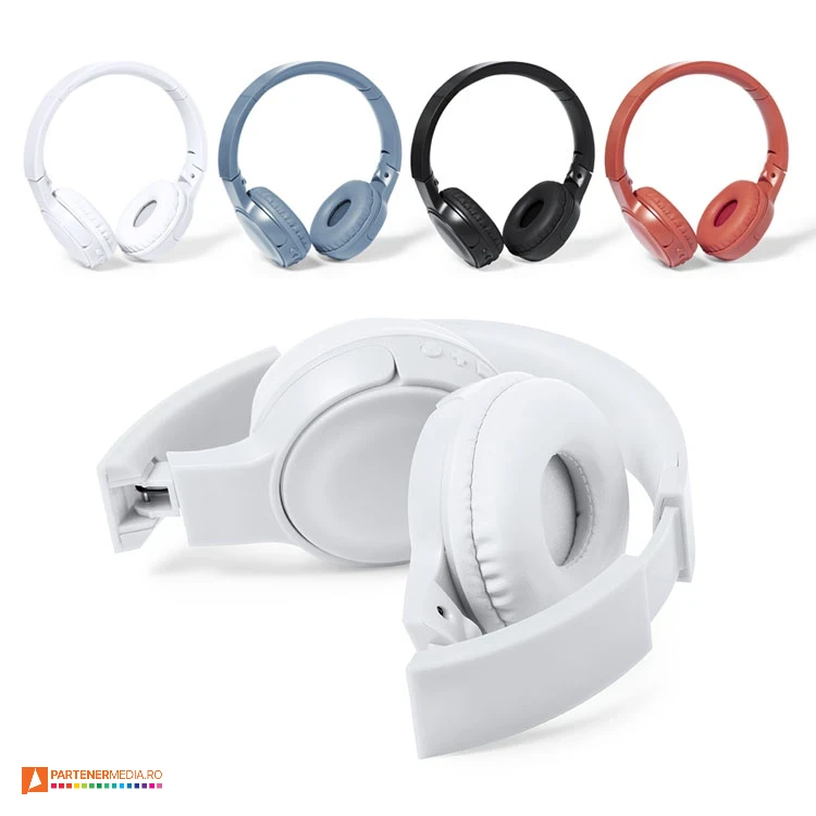 casti audio promotionale pliabile cu radio si slot de card micro sd 1959 poza 1