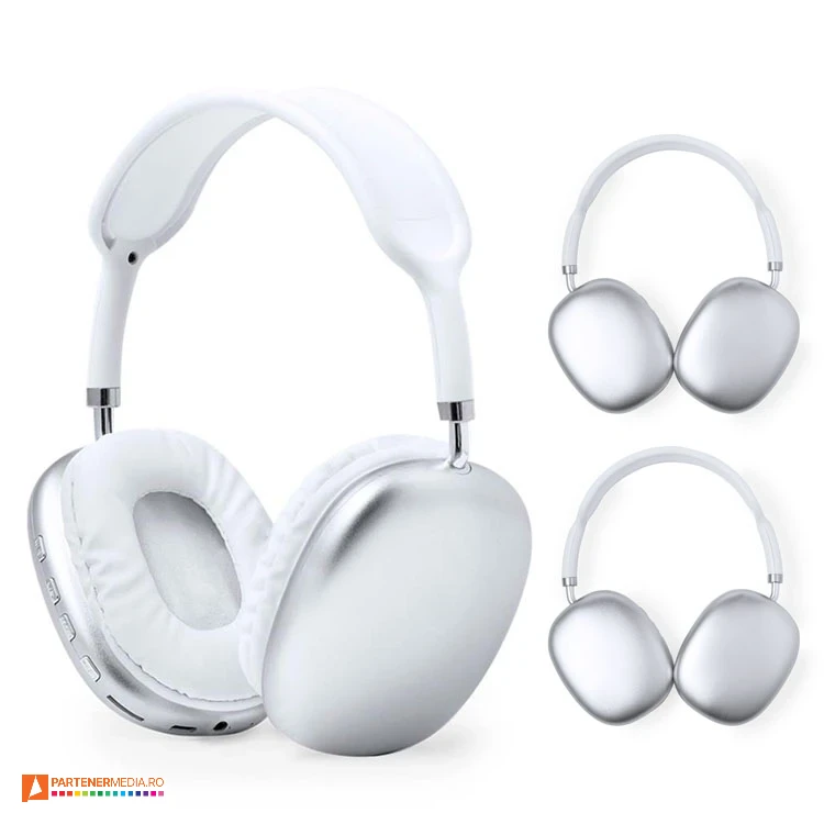 casti audio wireless cu banda de cap reglabila 20288 casti audio wireless cu banda de cap reglabila 20288 poza 1
