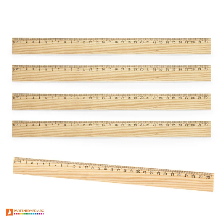 rigle promotionale din lemn de 30 centimetri 20378 rigle promotionale din lemn de 30 centimetri 20378 poza 1
