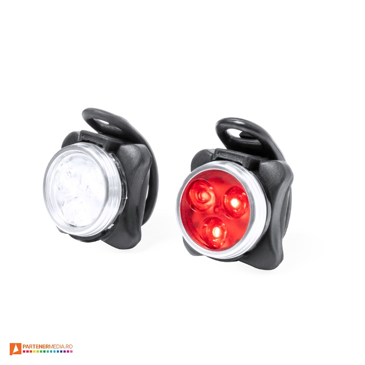 Seturi de lumini pentru bicicleta cu baterie reincarcabila USB de 650 mAh 20438 D1