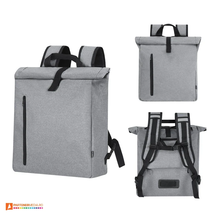 rucsacuri promotionale rolltop cu banda pentru bicicleta 20443 poza 1