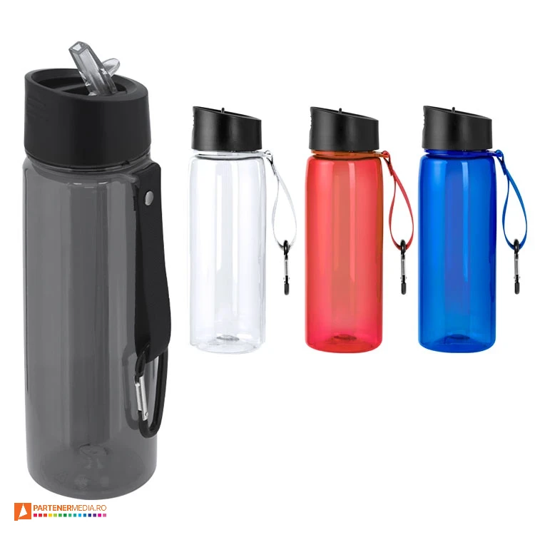 bidoane promotionale de 800 ml cu pai pliabil si carabina 20448