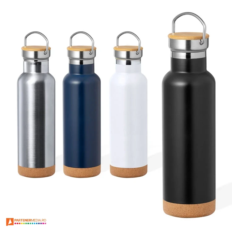 bidoane metalice termoizolante cu baza din pluta 20714 bidoane metalice termoizolante cu baza din pluta 20714 poza 1