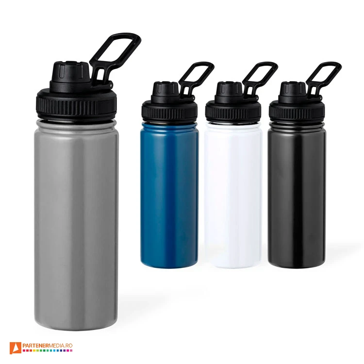 Bidoane termoizolante sport cu capacitate de 550 ml si capac cu filet bidoane sport termoizolante de 550 ml 20719