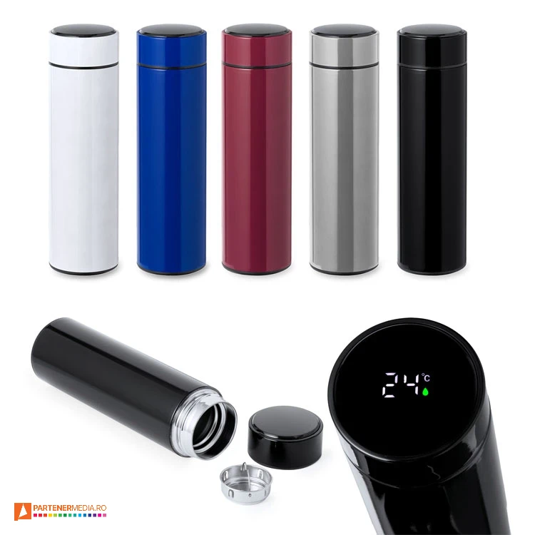 termosuri de 450 ml cu afisaj digital pentru termometru 20731 termosuri de 450 ml cu afisaj digital pentru termometru 20731 poza 1
