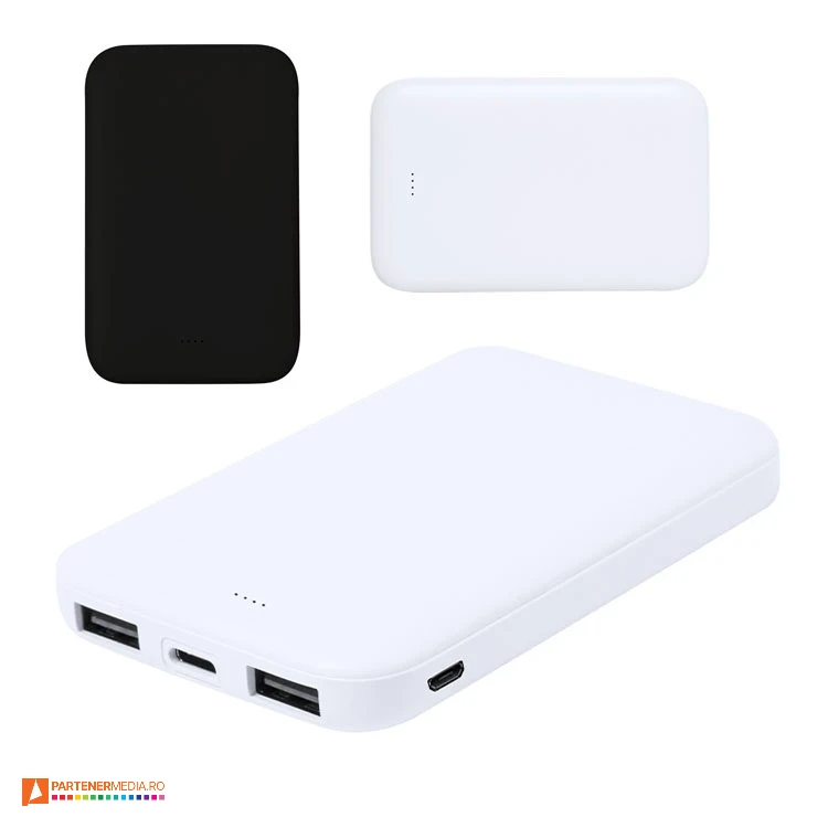 powerbankuri promotionale de 5000 mah din plastic reciclat 20850 powerbankuri promotionale de 5000 mah din plastic reciclat 20850 poza 1