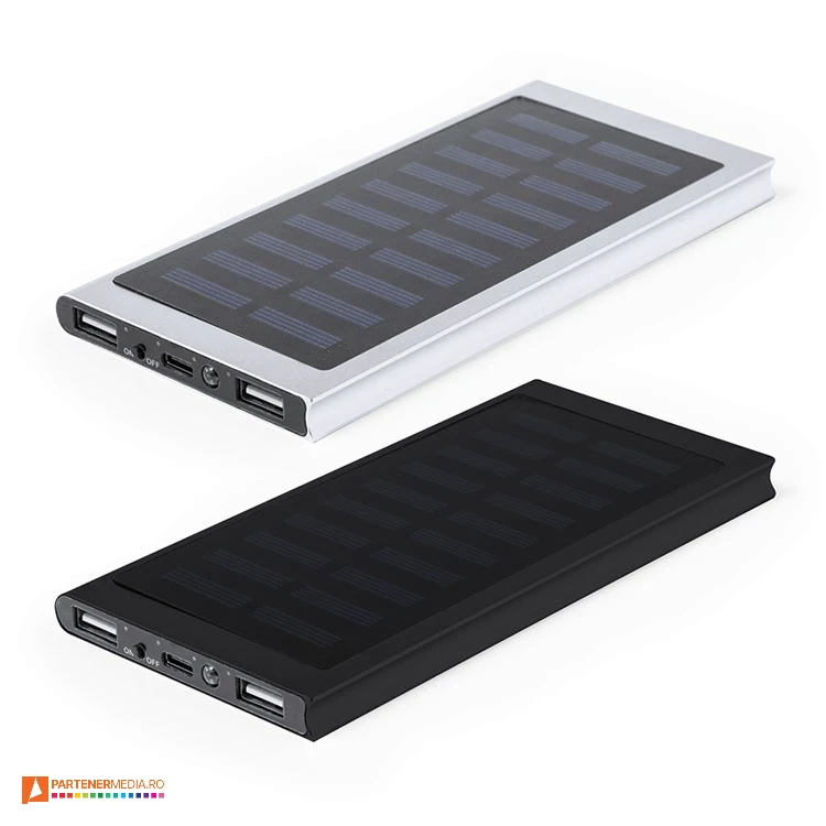 powerbank uri promotionale cu baterie solara de 8000 mah 20858 poza 1
