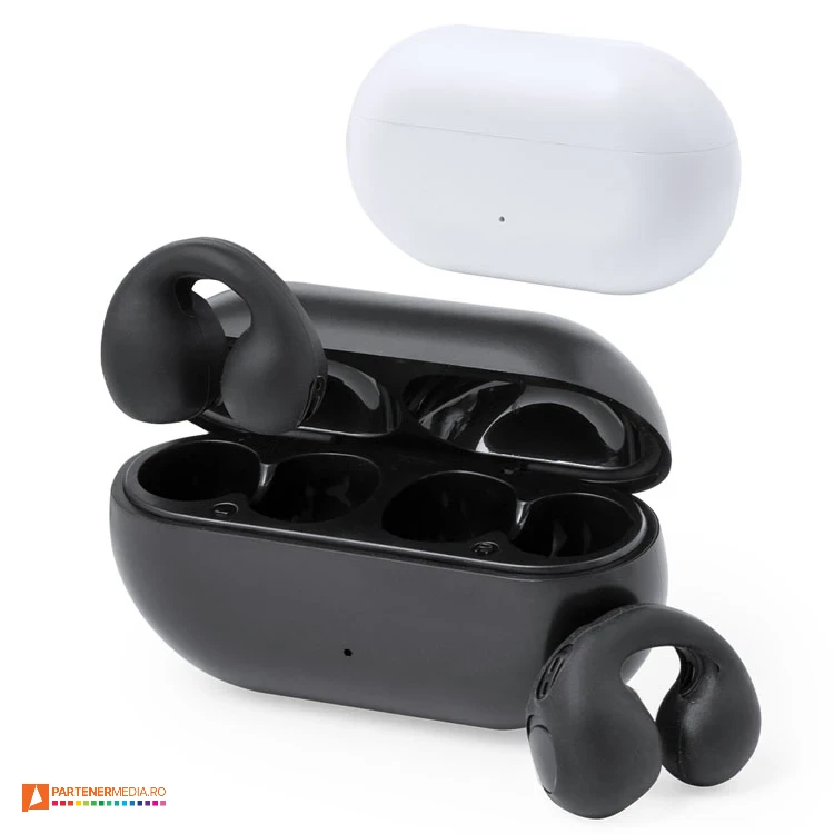 casti audio promotionale de tip open ear cu statie de incarcare 20872 poza 1