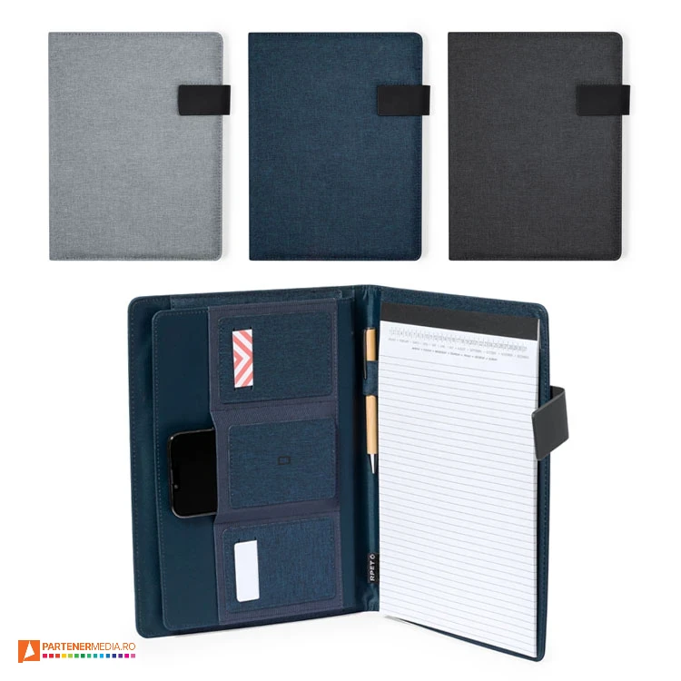 mape promotionale a4 cu coperti din poliester reciclat si blocnotes 20932 poza 1