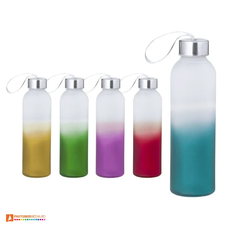 Sticle cu capac din otel inoxidabil si capacitate de 500 ml sticle promotionale cu design bicolor 21101