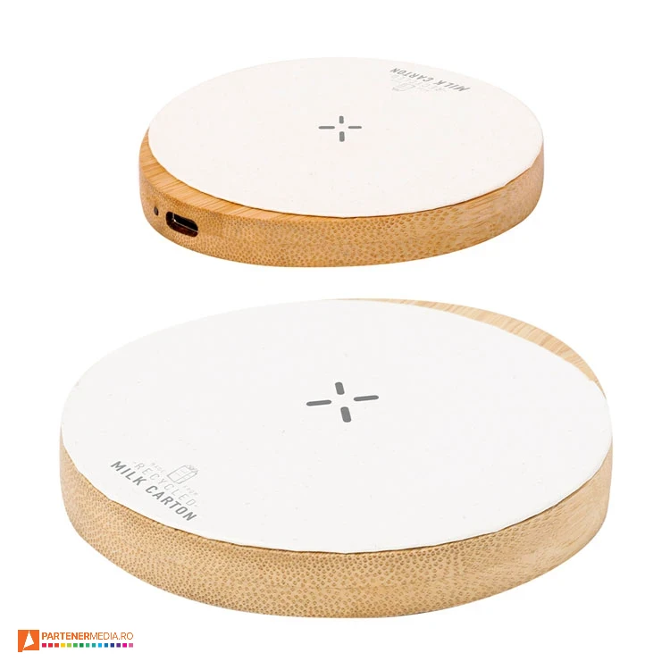 incarcatoare ecologice wireless promotionale de 15w 21206