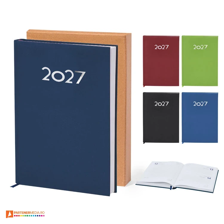 agende 2027 promotionale cu coperti colorate din imitatie de piele 21288 poza 1