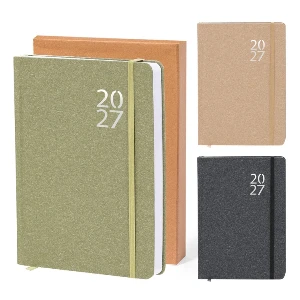 agende 2027 promotionale a5 cu coperti din carton reciclat 21292