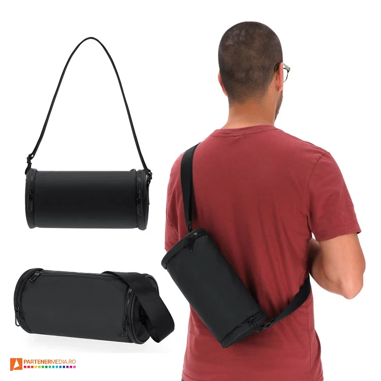 genti de umar cu forma tubulara din imitatie de piele 21344 poza 1