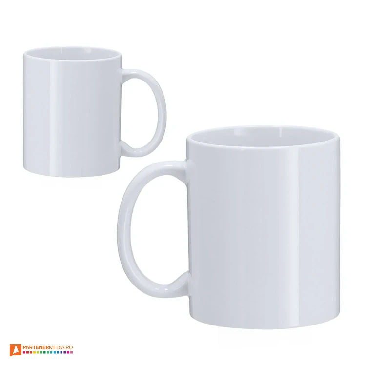 cani sublimabile albe din ceramica de 350 ml 21560 cani sublimabile albe din ceramica de 350 ml 21560 poza 1