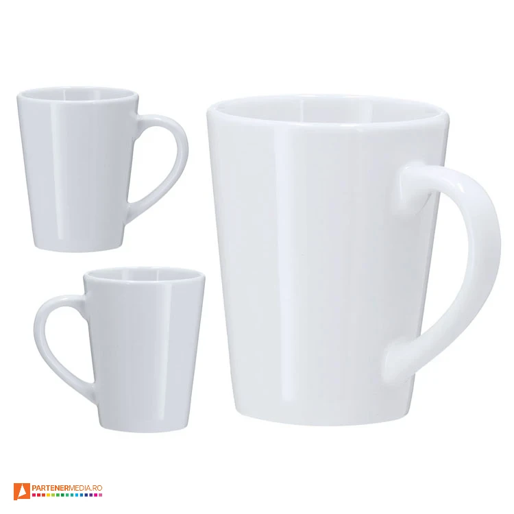 cani conice promotionale cu suprafata alba sublimabila 21562 cani conice promotionale cu suprafata alba sublimabila 21562 poza 1