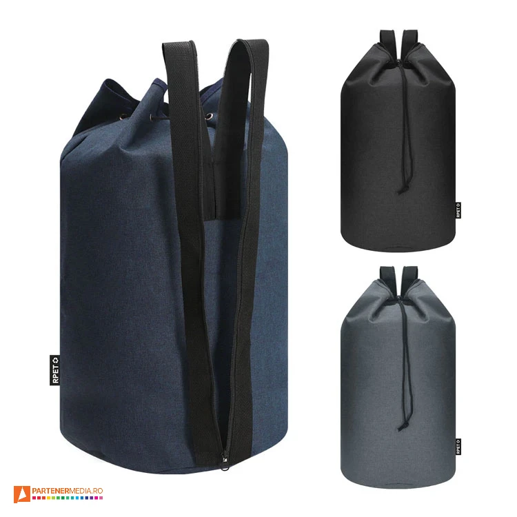 rucsacuri tubulare din poliester reciclat cu snur 21637 rucsacuri tubulare din poliester reciclat cu snur 21637 poza 1