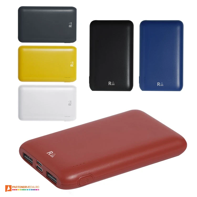 baterii portabile powerbank colorate de 5000 mah 21769 baterii portabile powerbank colorate de 5000 mah 21769 poza 1