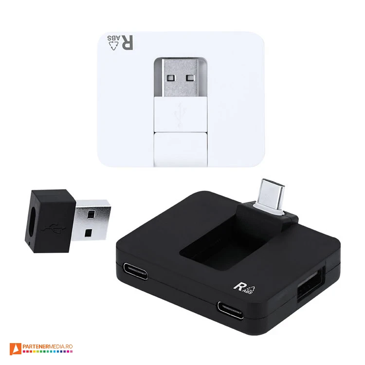 porthub uri usb promotionale din plastic 21770 porthub uri usb promotionale din plastic 21770 poza 1