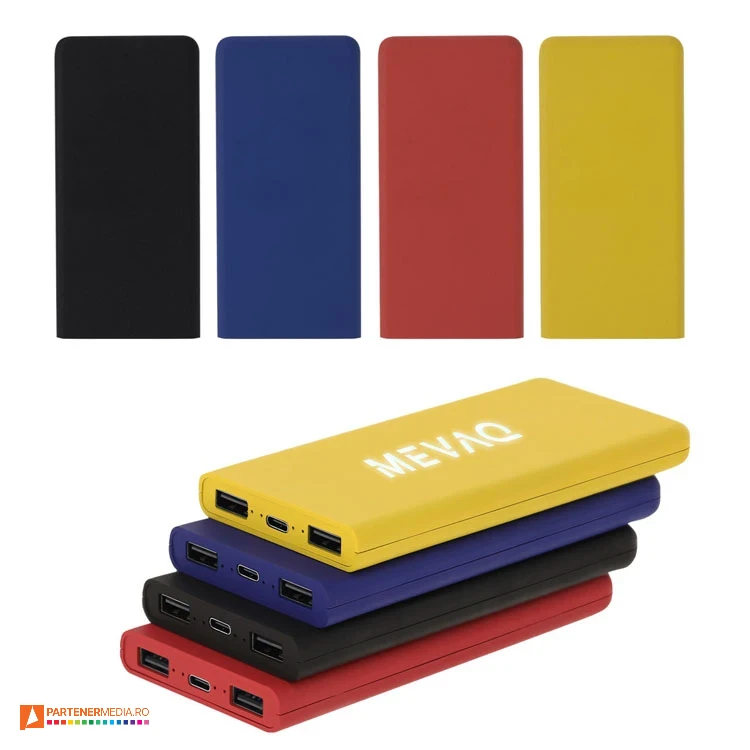 powerbank uri colorate cu suprafata cauciucata luminata led 21871 powerbank uri colorate cu suprafata cauciucata luminata led 21871 poza 1
